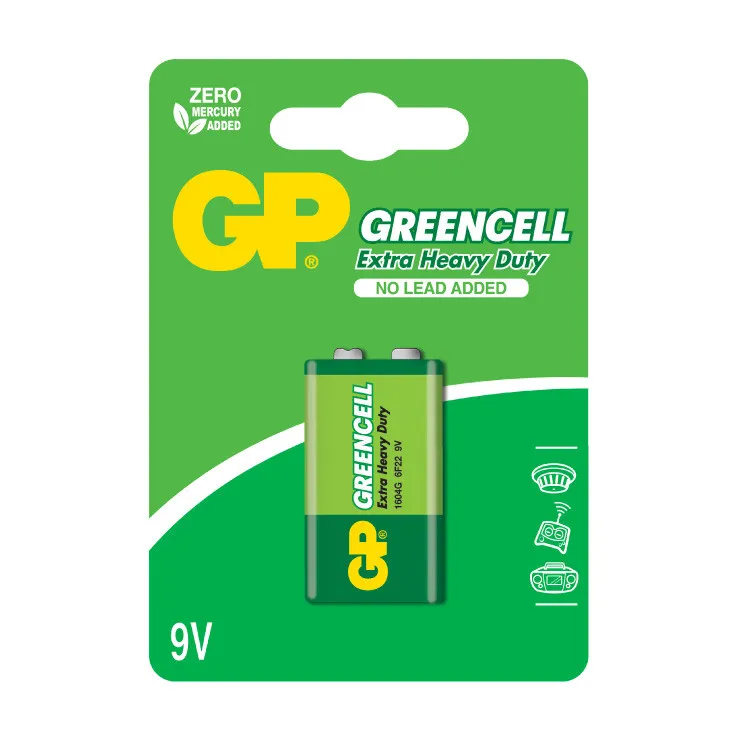 GP cink-oksid baterija 9V GP-6F22R/1BP