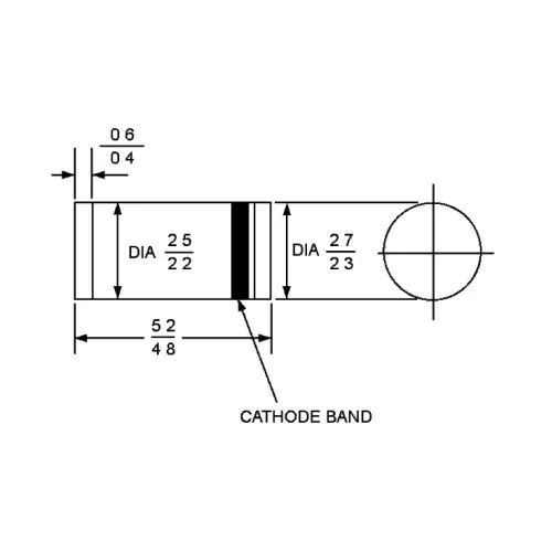 Dioda 1000V 1A Melf LL4007G