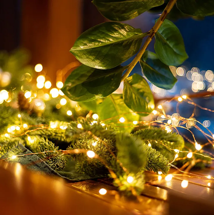 Lampice za jelku sa 20 toplo belih LED dioda ML20/WW