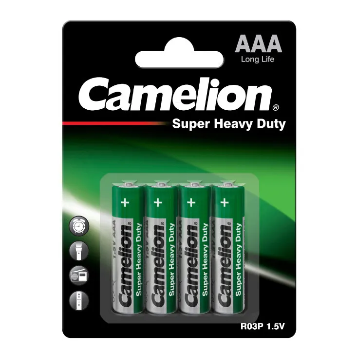Camelion cink-karbon baterije AAA CAM-R03P/BP4