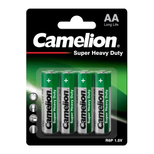 Camelion cink-karbon baterije AA CAM-R6P/BP4G