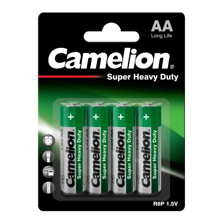 Camelion cink-karbon baterije AA CAM-R6P/BP4G