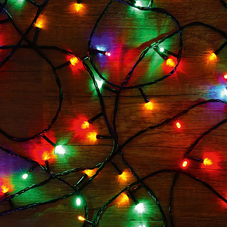 Lampice za jelku sa 200 višebojnih LED dioda KII200/M