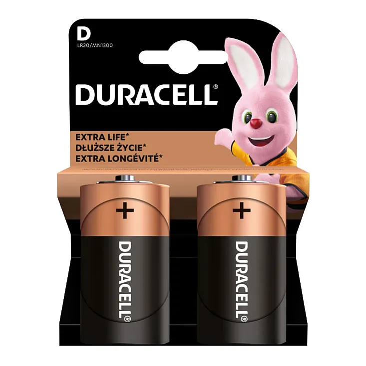 Duracell alkalne baterije D DUR-LR20/BP2