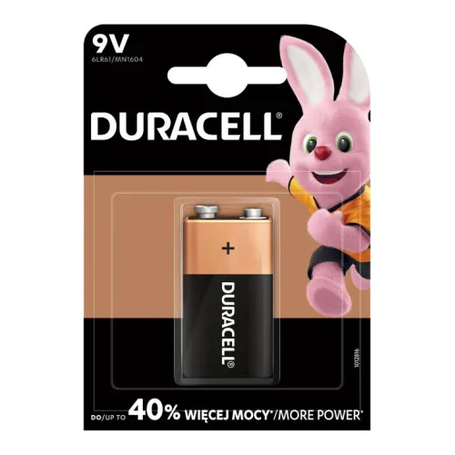 Duracell alkalna baterija 9V DUR-6LF22/BP1