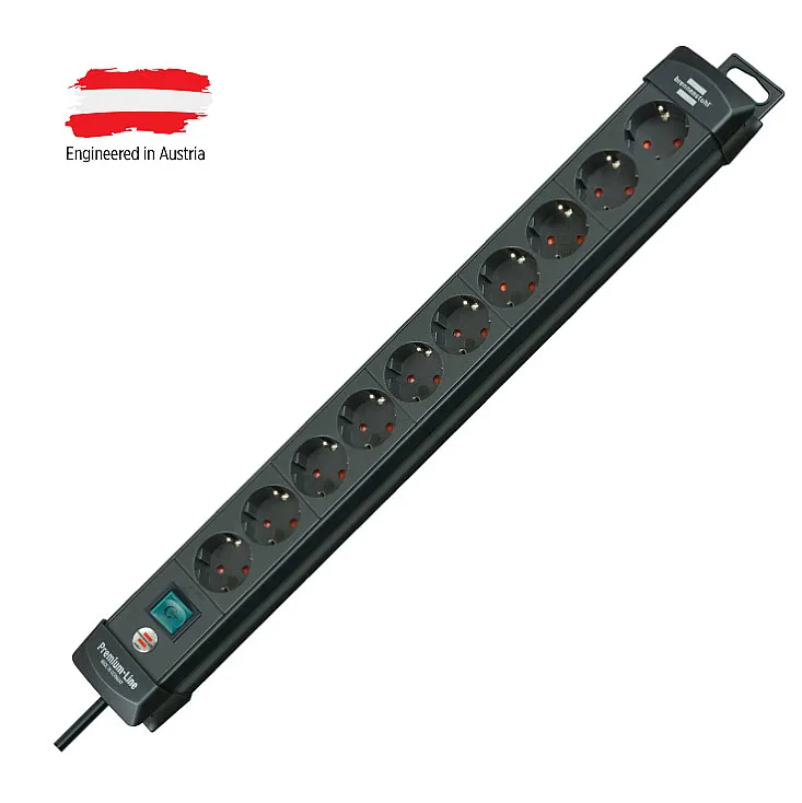 Razvodnik sa 10 mesta 3m 1.5mm2 + prekidač 6110010b