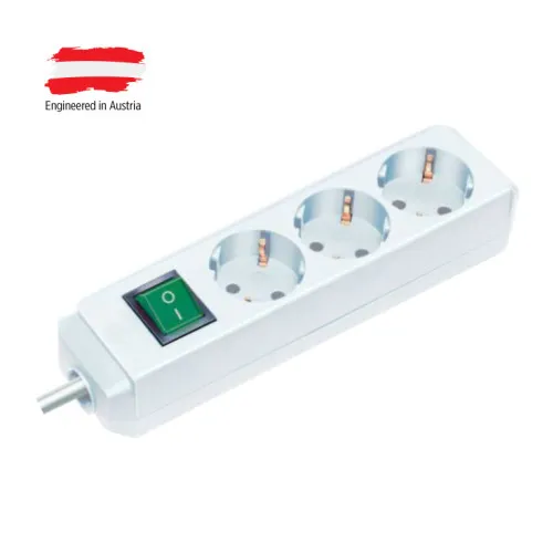 Razvodnik sa 3 mesta 5m 1.5mm2 + prekidač 1152920b