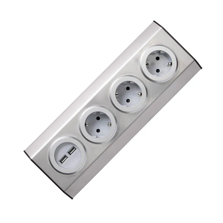 Podsklop sa 3 utičnice + USB KNV03/USB