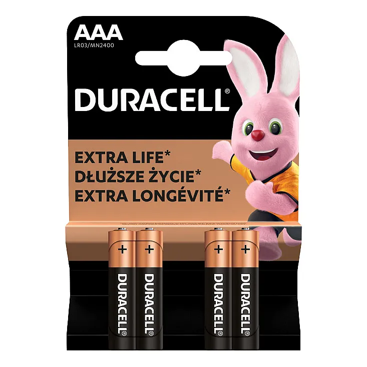 Duracell alkalne baterije AAA DUR-LR03/BP4