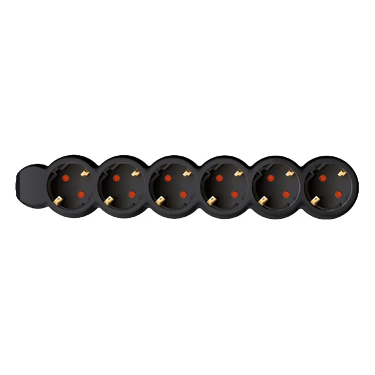 Razvodnik sa 6 mesta 1,5m 1.0mm2 NV6/BK