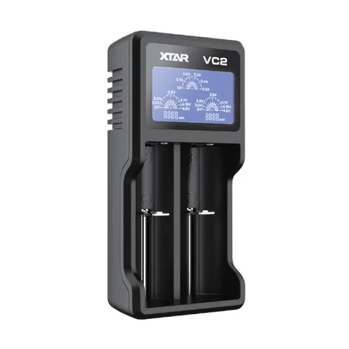 USB punjač akumulatora do 2 kom. sa displejem XTAR-VC2