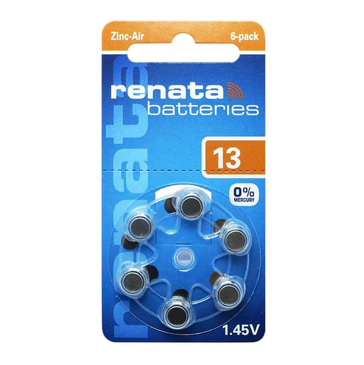 Renata baterije za slušni aparat Renata-ZA13/BP6