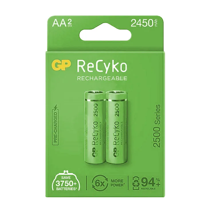 GP punjive baterije AA 2500 mAh GP-250AAHCE/2BP