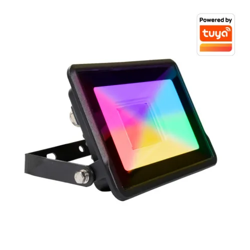 RGB+CCT smart LED reflektor 20W LRT-RGBW-20/BK