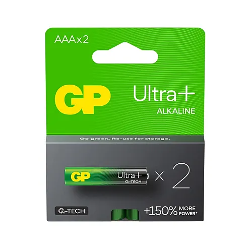GP alkalne baterije ULTRA+ AAA GP-LR03-PLUS/2BPnd