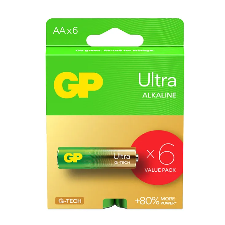 GP alkalne baterije AA GP-LR06/4+2BPnd