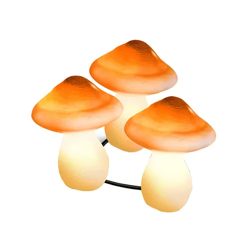 Solarna baštenska lampa "pečurka" - 3 kom. ML-DS006