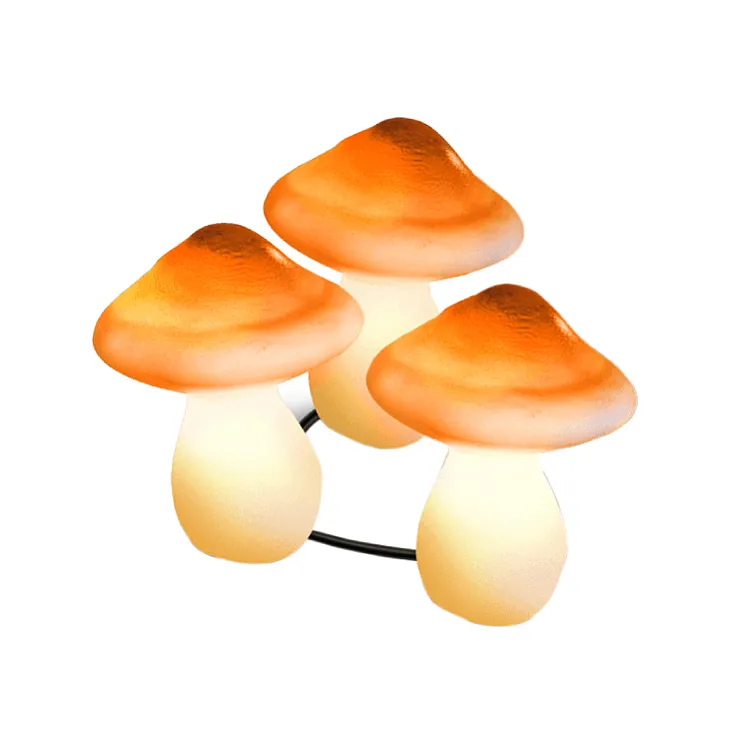Solarna baštenska lampa "pečurka" - 3 kom. ML-DS006