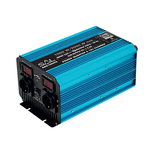 Sinusni naponski pretvarač 1000W+USB SAIC1000TS