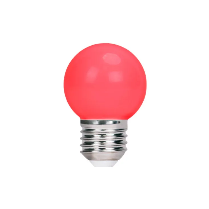 Set 5 kom. crvenih LED sijalica E27 RTV003602