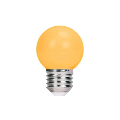 Set 5 kom. žutih LED sijalica E27 RTV003600