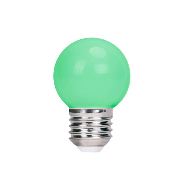 Set 5 kom. zelenih LED sijalica E27 RTV100134