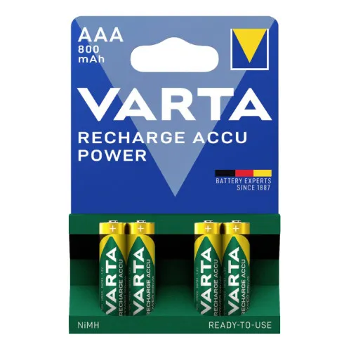 Varta punjive baterije AAA 800 mAh VAR-NH-AAA800/BP4