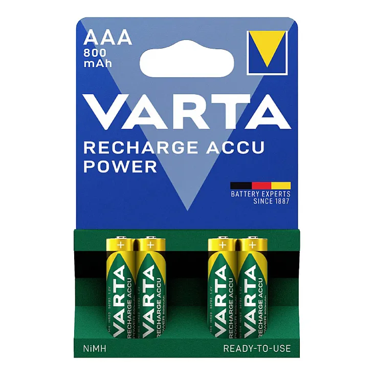 Varta punjive baterije AAA 800 mAh VAR-NH-AAA800/BP4