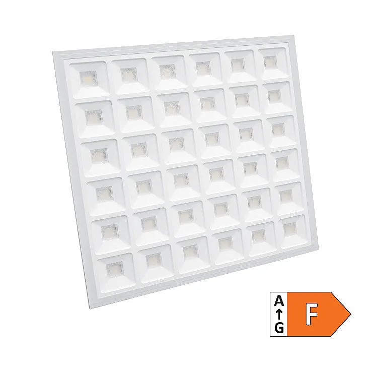LED panel "sočivo" 48W, 90lm/W, 6500K, 595x595 LP6060LU-48/W