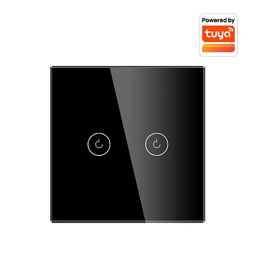 Wi-Fi smart prekidač svetla sa N provodnikom 2x5A WFPS-N02/BK