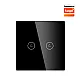 Wi-Fi smart prekidač svetla sa N provodnikom 2x5A WFPS-N02/BK