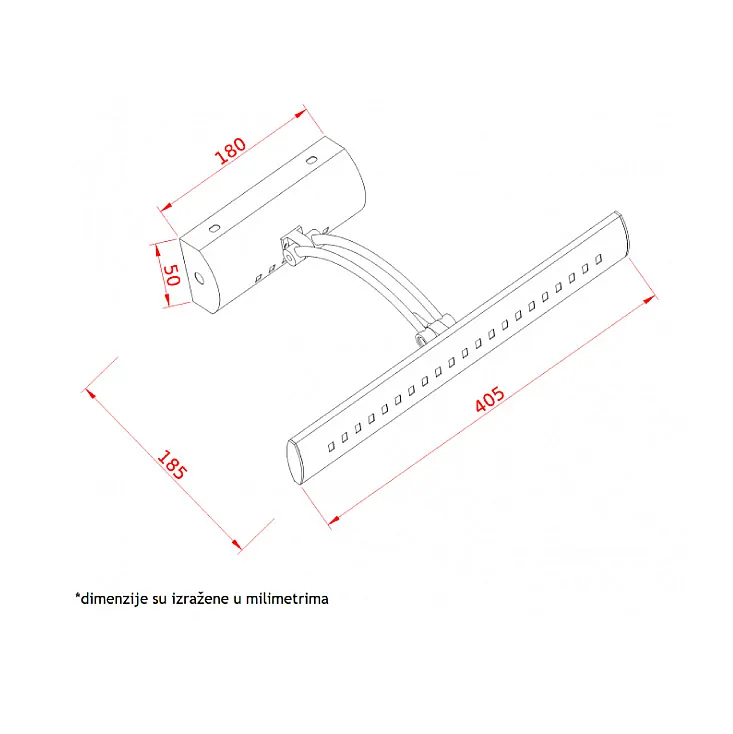 Zidna LED lampa 5W E200916