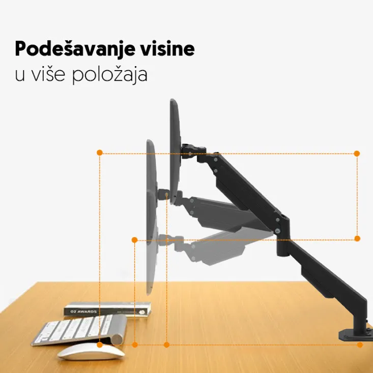 Stoni nosač za monitor 17" do 32" MH311