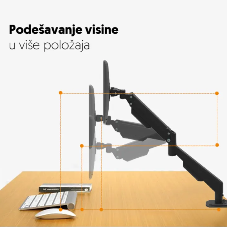 Stoni nosač za monitor 17" do 32" MH311