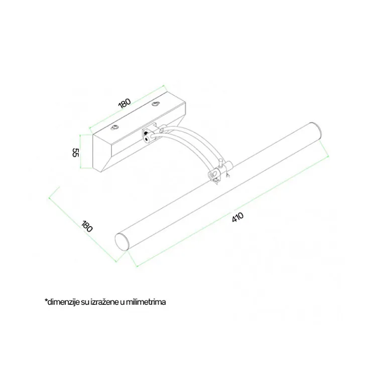 Zidna LED lampa 5W VESTA 138 VESTA138