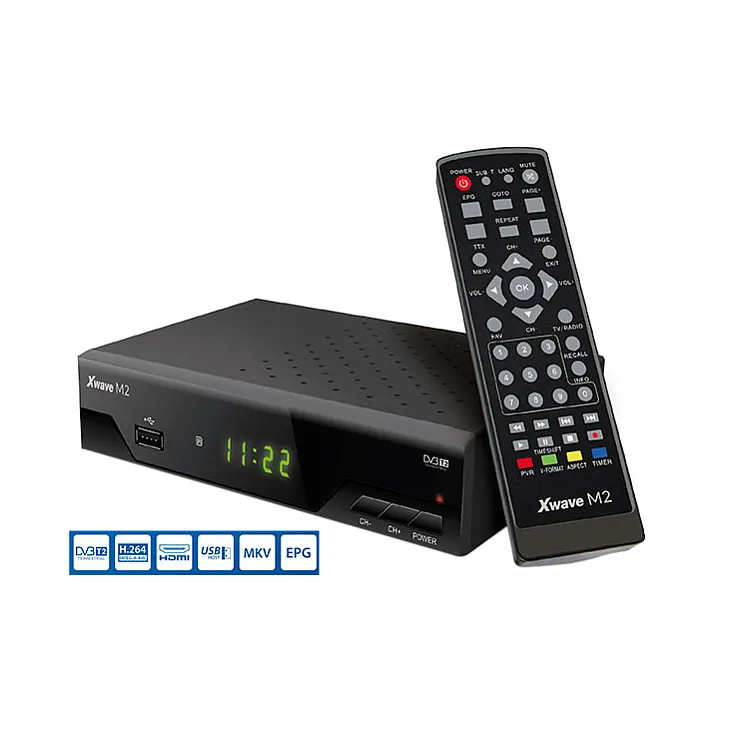 Digitalni DVB-T2 H.264 risiver Xwave-M2