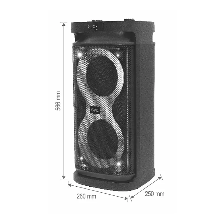 Prenosna zvučna kutija sa Bluetooth konekcijom 25W PAR2100BT