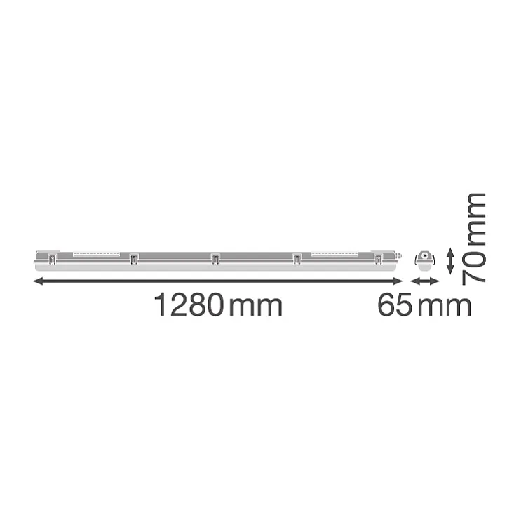 Ledvance armatura za LED cev 120cm 4099854118098E