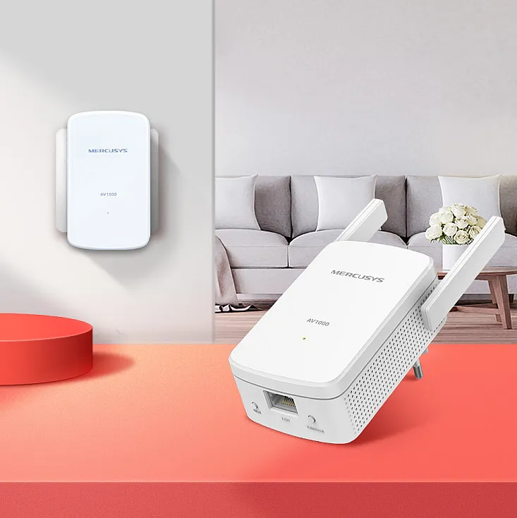 Powerline adapter ripiter + Wi-Fi Mercusys-MP510