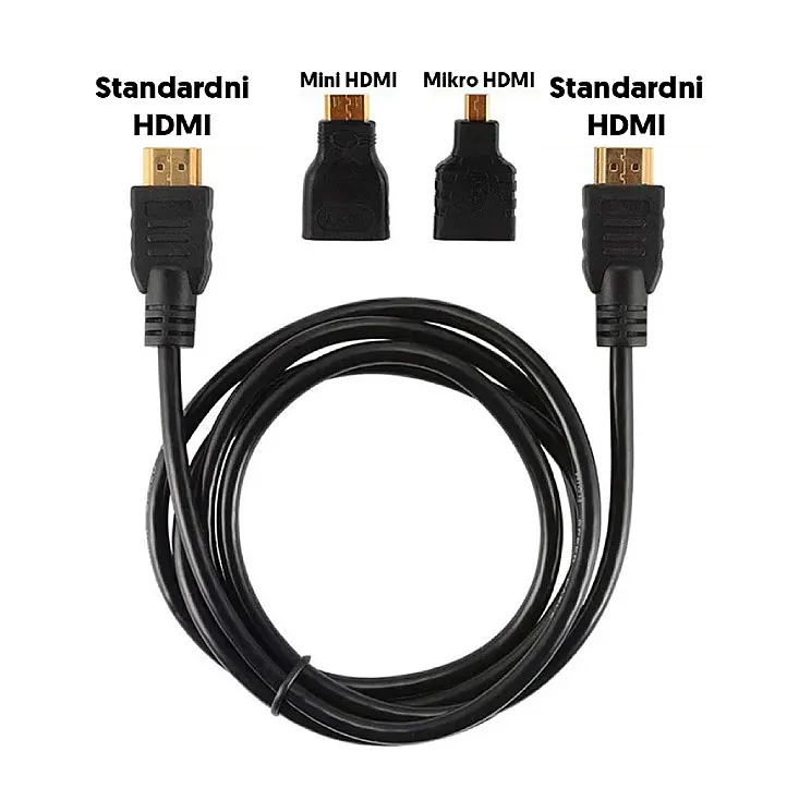HDMI kabel V1.4 1.5m sa adapterima E55-052