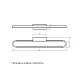 Zidna LED lampa 10W LUNA322