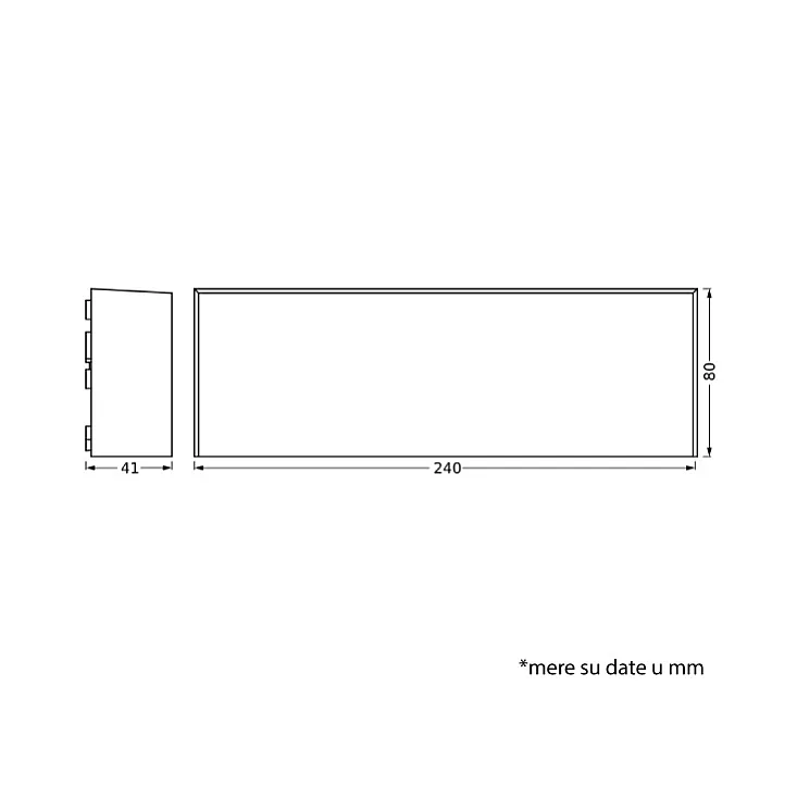 Ledvance zidna LED lampa 7W 4099854217401E