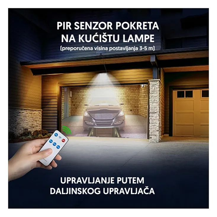 Solarni LED reflektor sa senz. 30W 6000K 350lm LRFSL03