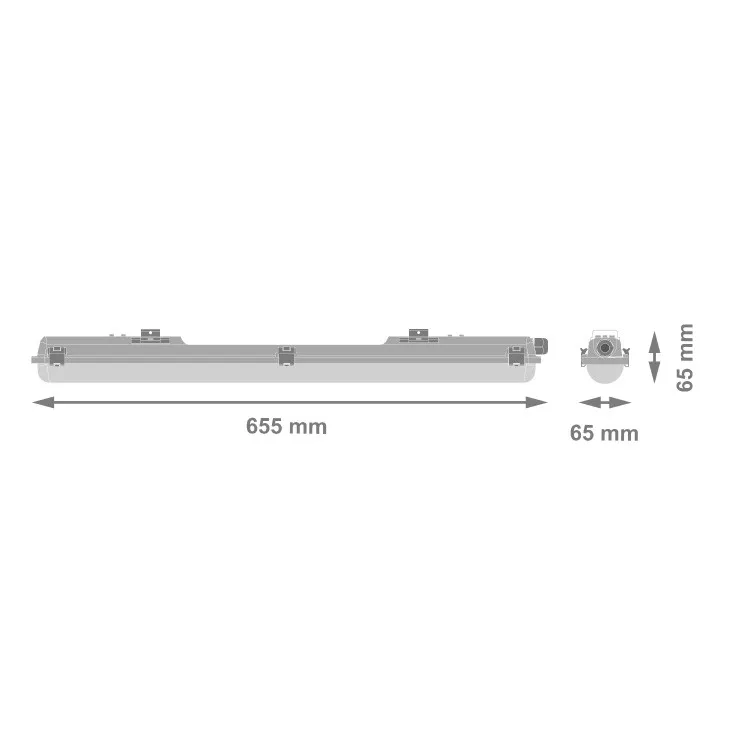 Ledvance armatura za LED cev 60cm 4099854463679E