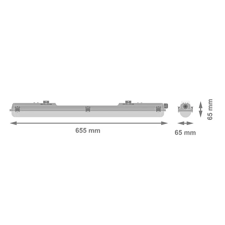 Ledvance armatura za LED cev 60cm 4099854463679E