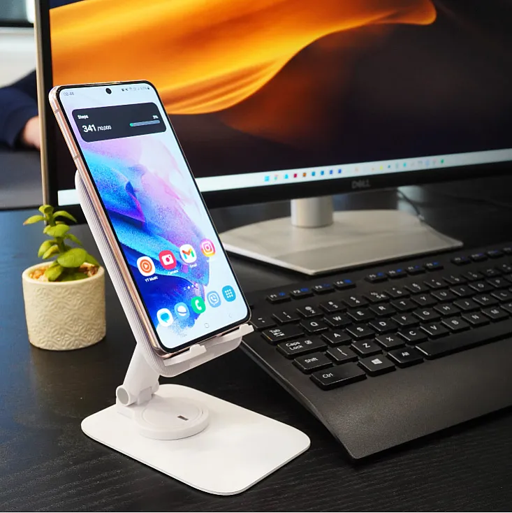 Stoni podesivi držač za mobilni i tablet MBS01/WH
