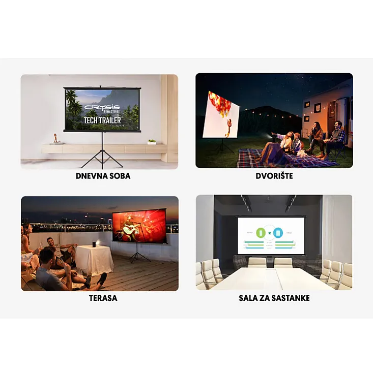 Havit platno za projektor 100" PS100