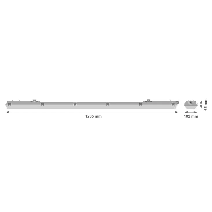 Ledvance armatura za dve LED cevi 120cm 4099854463914E