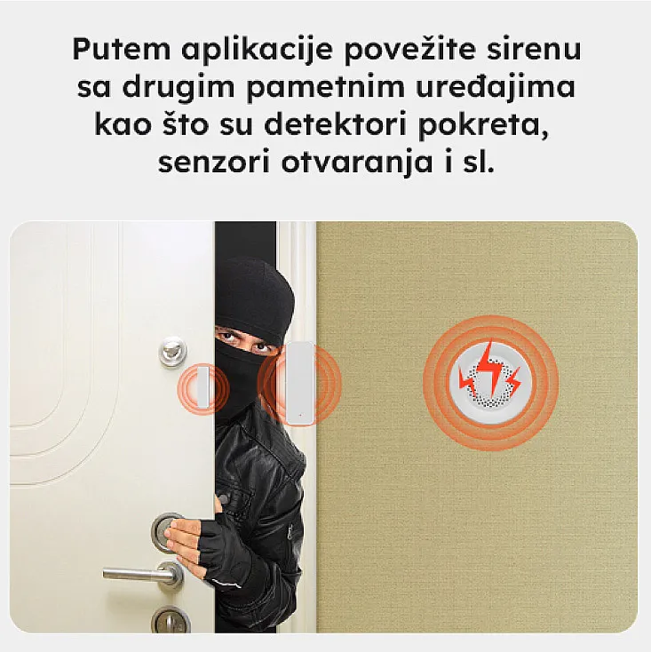 Wi-Fi smart alarmna sirena WFS-SR03