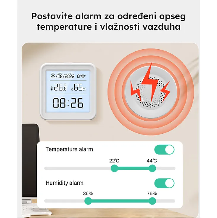 Wi-Fi smart alarmna sirena WFS-SR03